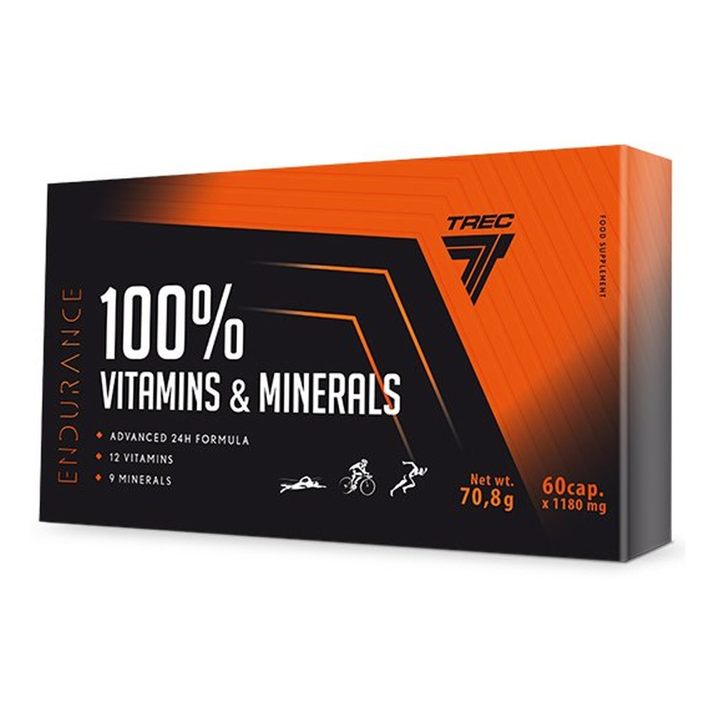 Trec Nutrition Endurance 100% Vitamins & Minerals Day & Night Complex 60 caps.