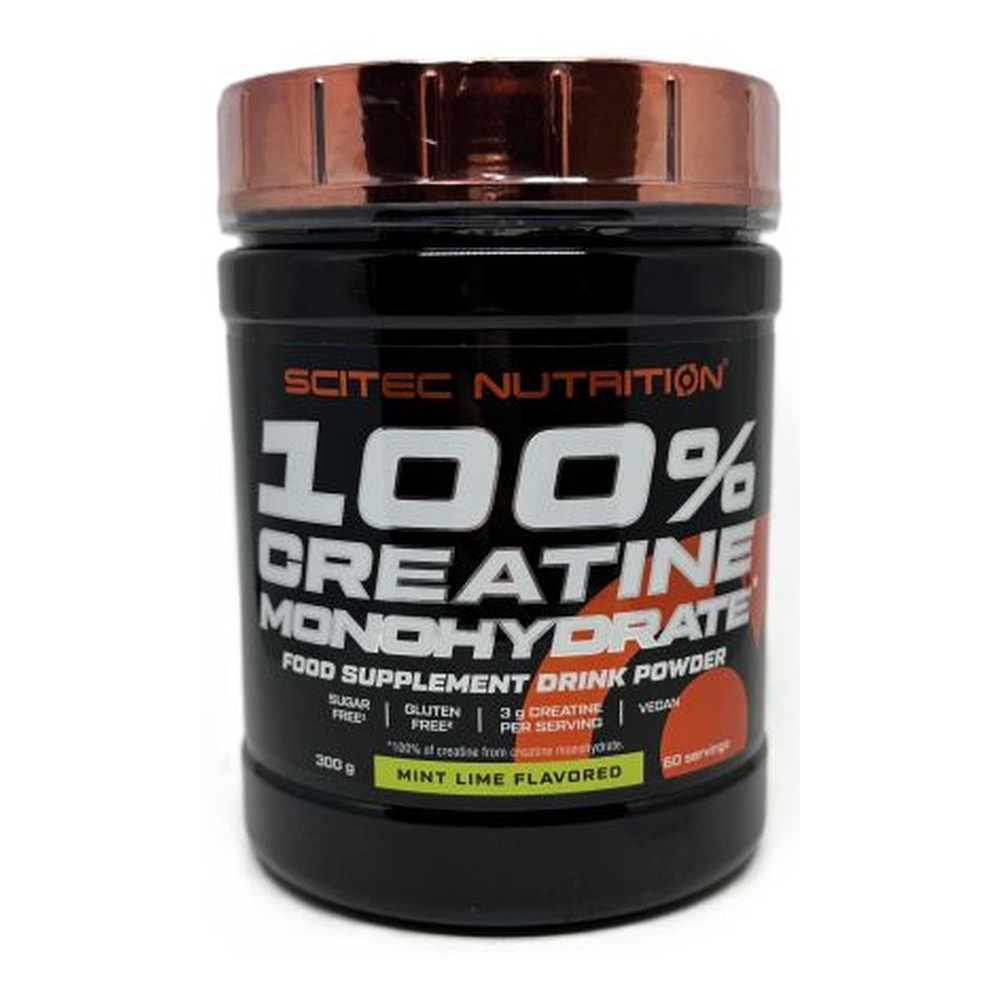 100% Creatine Monohydrate, Mint Lime - 300g