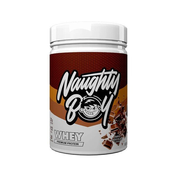 Naughty Boy Advanced Whey Protein Powder for Muscle Growth Triple Chocolate 900g