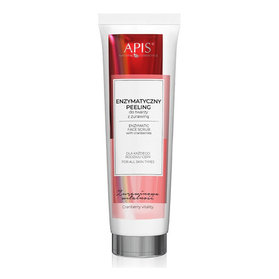Apis Cranberry Vitality Enzymatic Face Scrub for All Skin Types 100ml