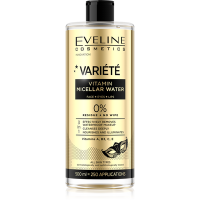 Eveline Variete Vitamin Micellar Fluid Makeup Remover 500ml