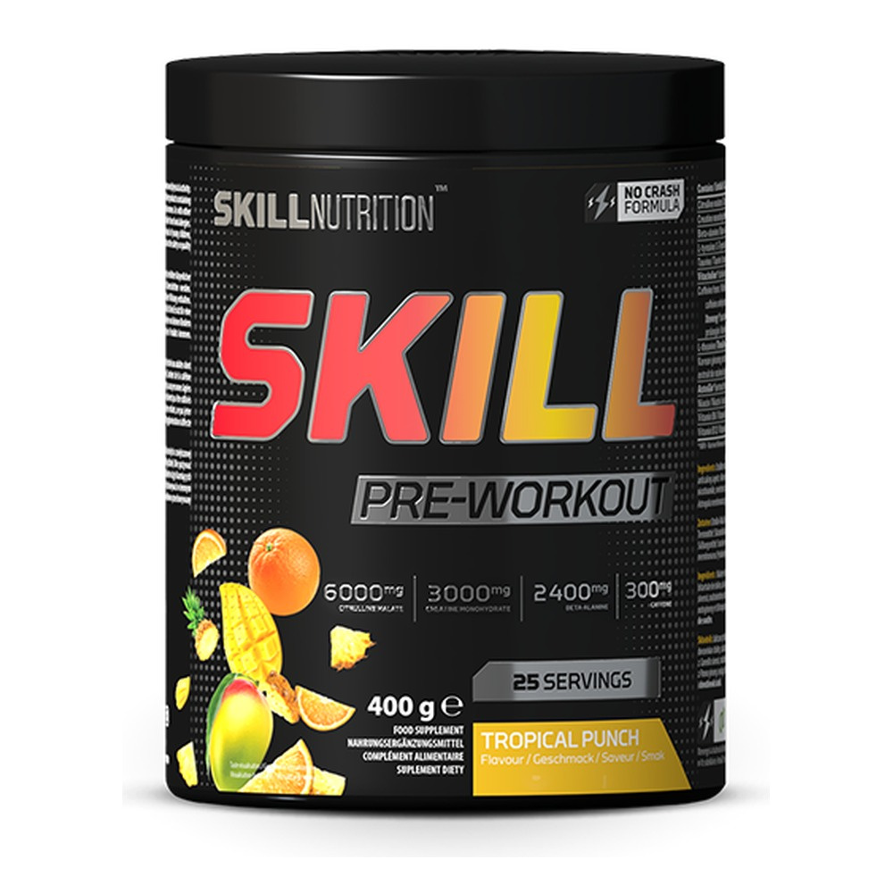 Skill Nutrition Skill Pre-Workout Tropical Punch 400g