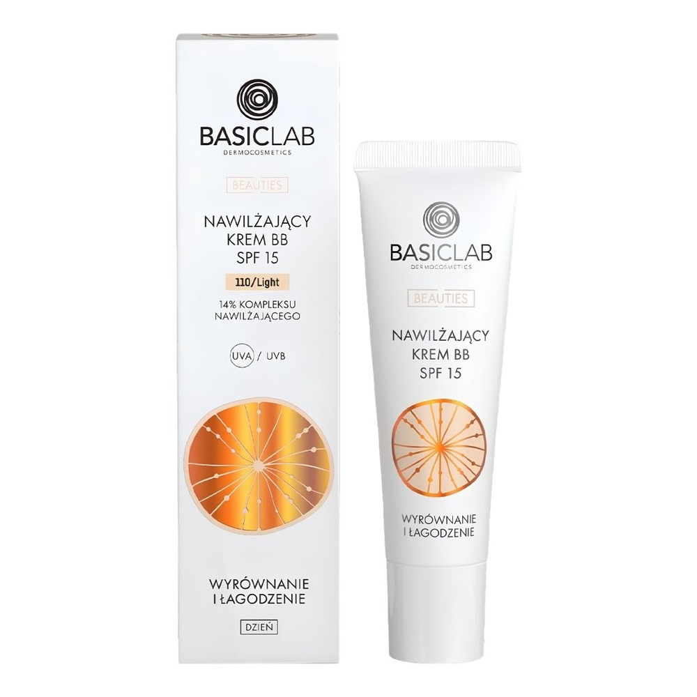 BasicLab Dermocosmetics Moisturising BB Cream SPF 15 110 Light 33ml