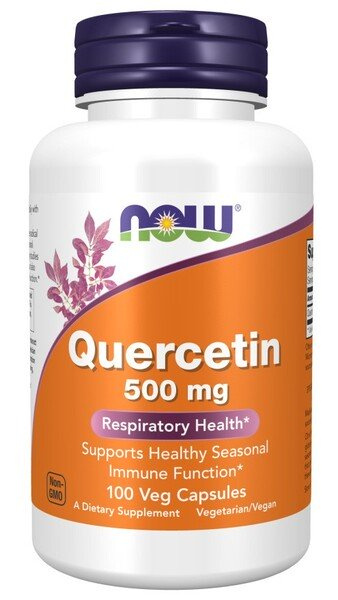 Now Foods Quercetin 500mg Quercetin Supports Immunity 100 Capsules
