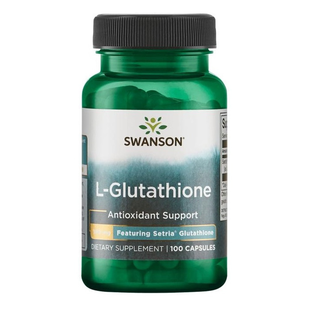 Swanson L-Glutathione 100mg for Antioxidant Support 100 Capsules