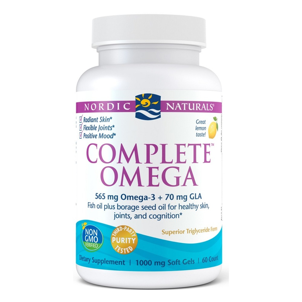 Complete Omega, 565mg Lemon - 60 softgels