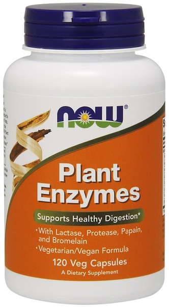 Now Foods Plant Enzymes Digestive Support 120 Capsules