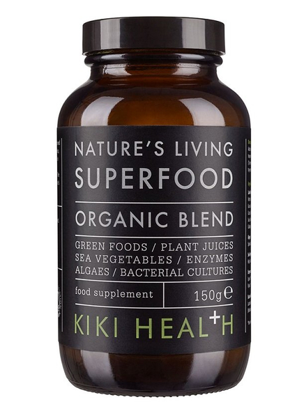 KIKI Health Nature's Living Superfood Green Alkalising Supplement For Digestive Support 150g