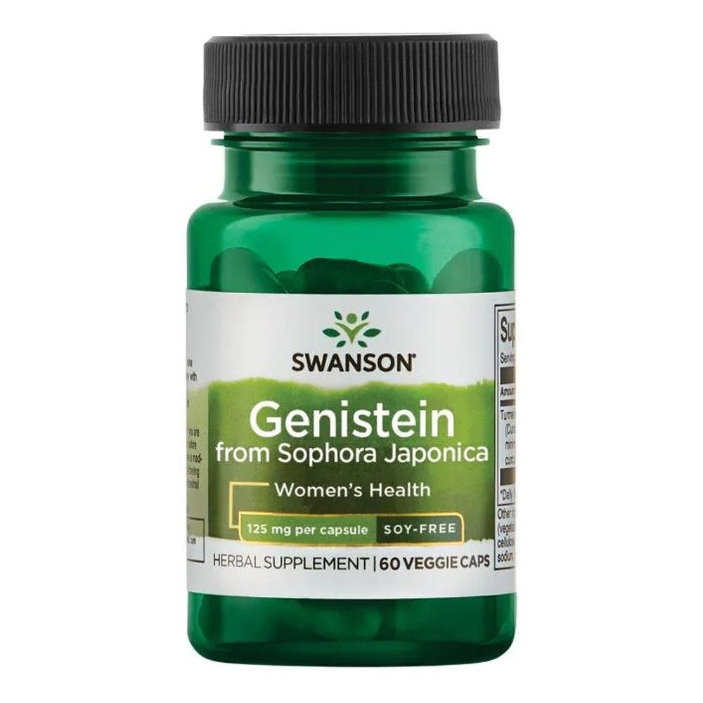 Swanson Genistein from Sophora Japonica 125mg for Women 60 Vcaps