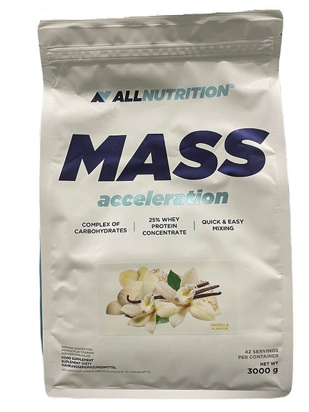 Allnutrition Mass Acceleration Carbohydrate-Protein Complex Vanilla 3000g