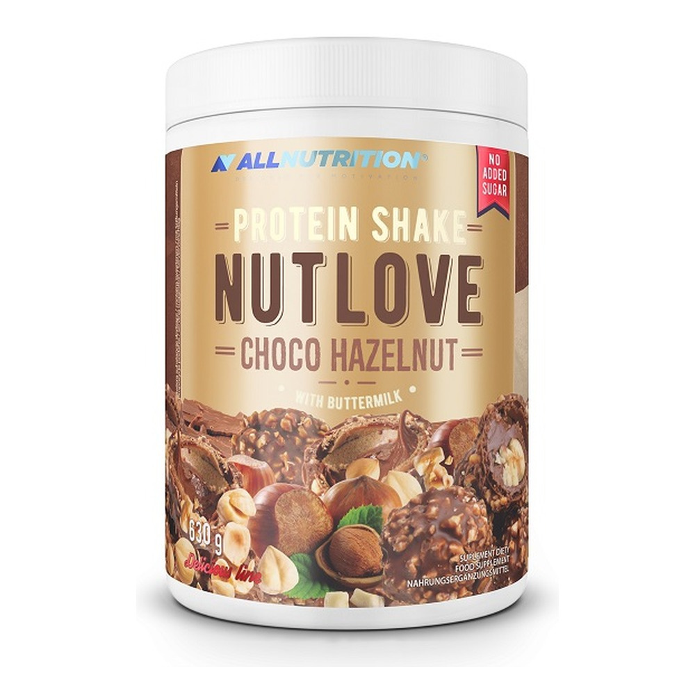 Allnutrition Nutlove Protein Shake Choco Hazelnut High-Protein Supplement 630g