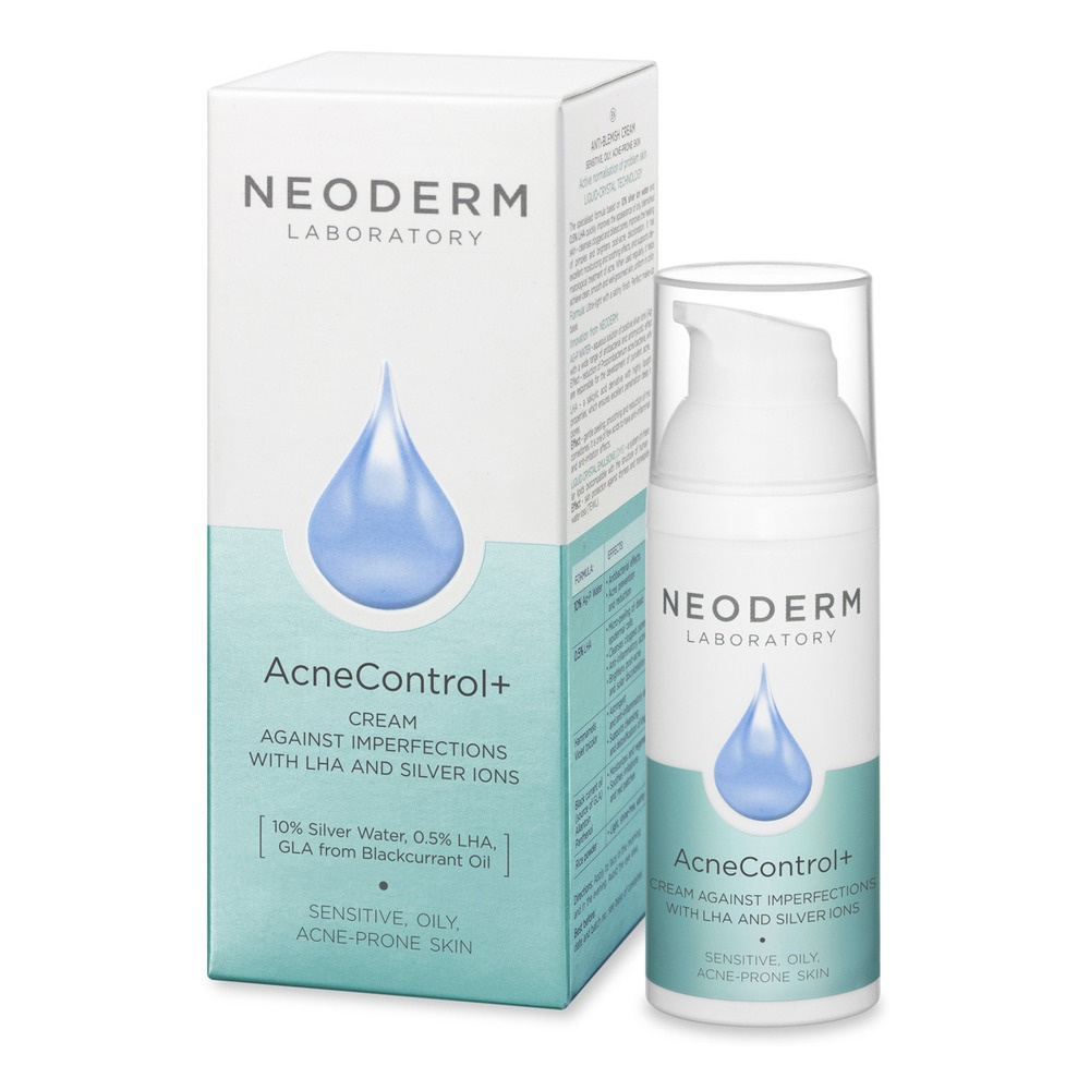 Neoderm AcneControl Anti Imperfections Cream with LHA and Silver Ions 50ml