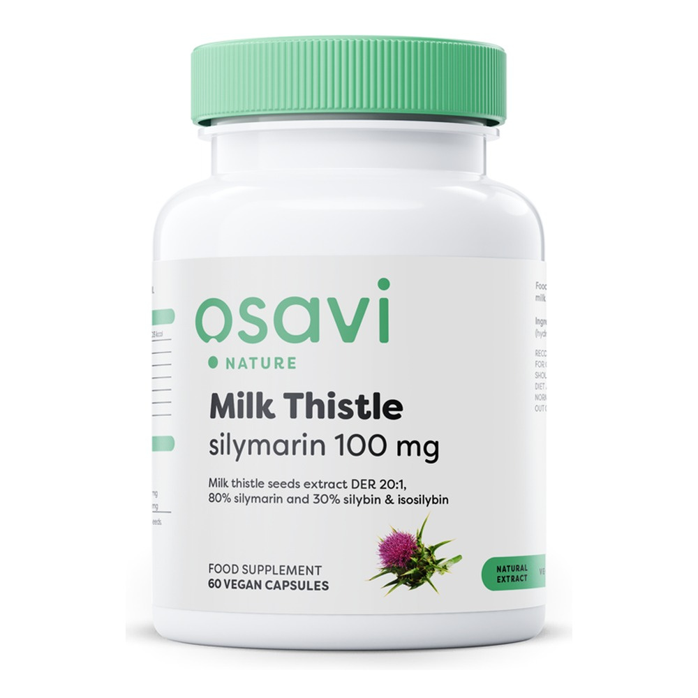 Osavi Milk Thistle Silymarin 100mg 60 vegan caps