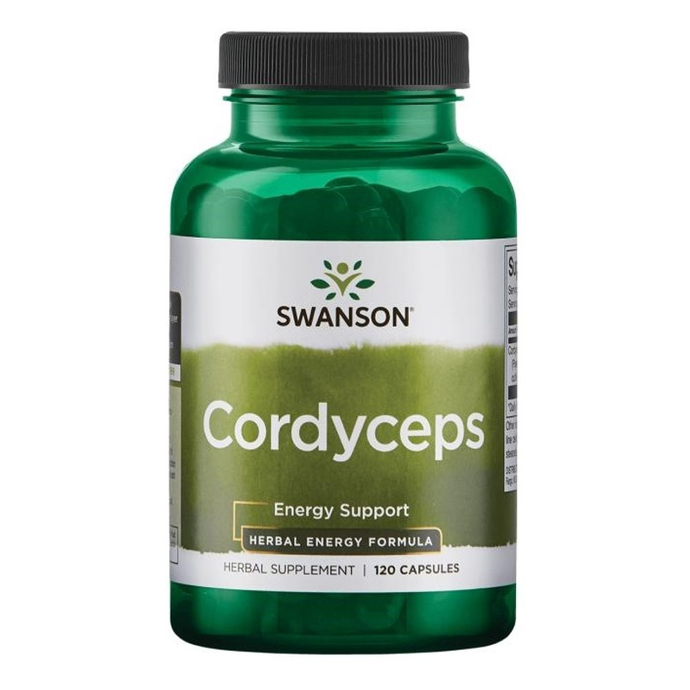 Swanson Cordyceps 1200mg Supporting Body Health 120 Capsules