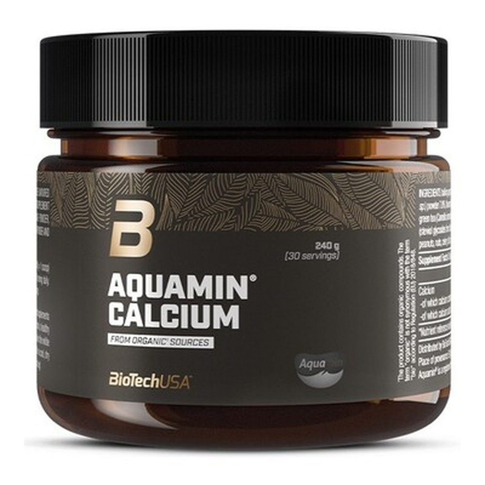 BioTechUSA Aquamin Calcium, Lemongrass-Lime - 240g