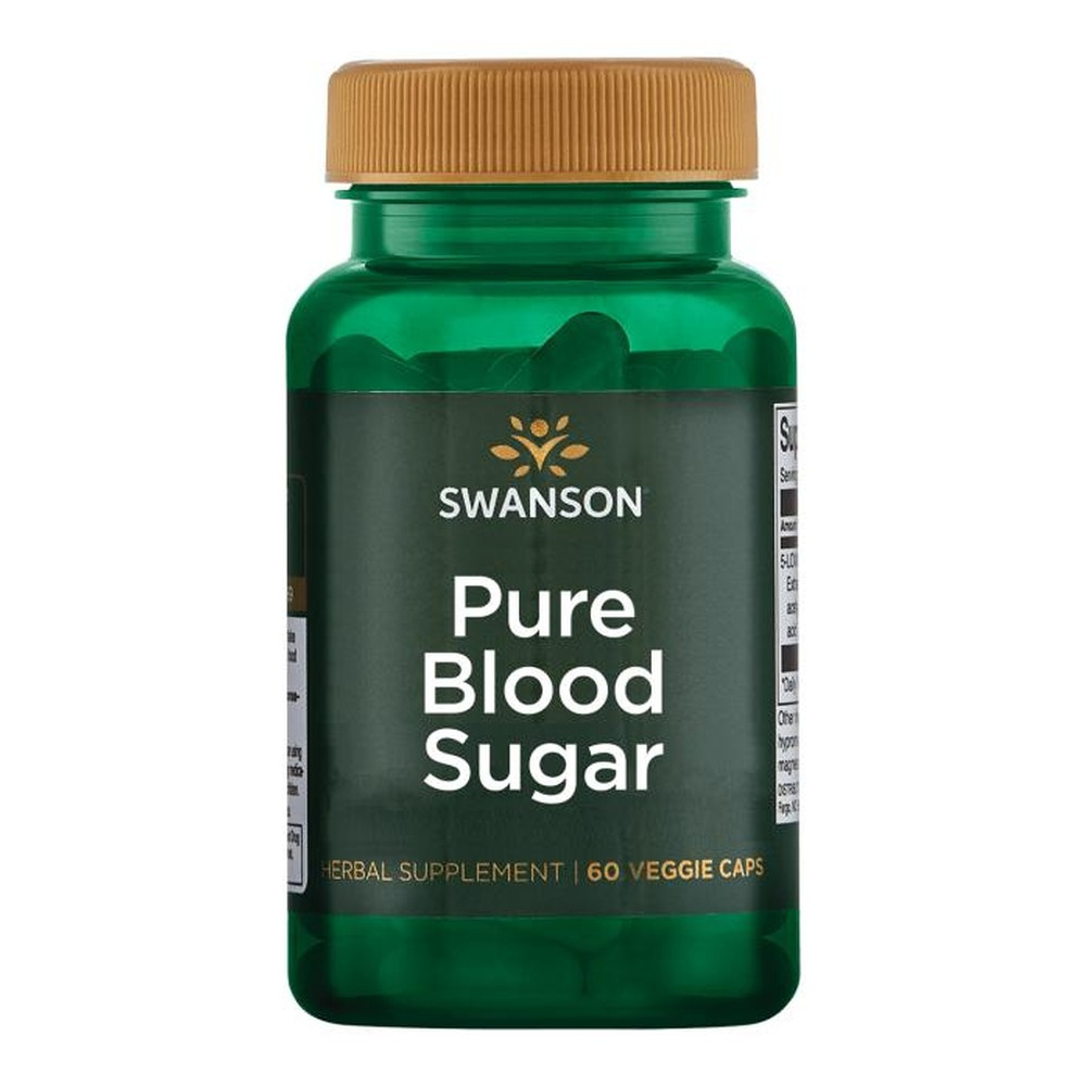 Swanson Pure Blood Sugar for Healthy Glucose Levels 60 Vcapsules