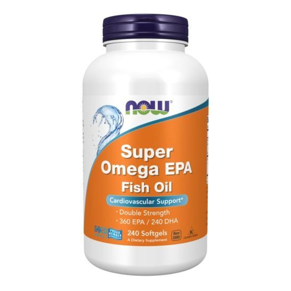  Now Foods Super Omega EPA Molecularly Distilled Circulatory Support 240 Softgels