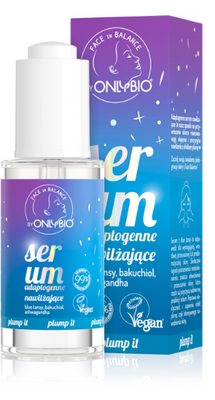 Onlybio Adaptogenic Moisturizing Serum with Blue Tansy Bakuchiol and Ashwagandha 30ml