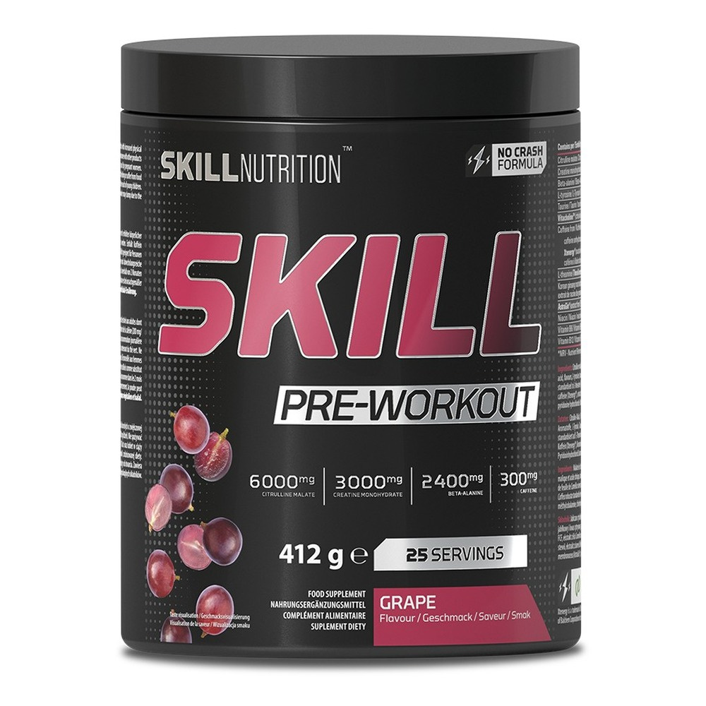 Skill Nutrition Skill Pre-Workout Grape 412g