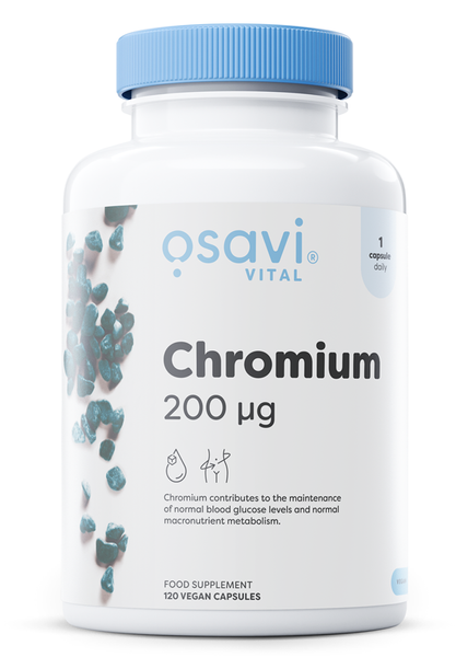 Osavi Chromium Picolinate 200mcg 120 vegan caps