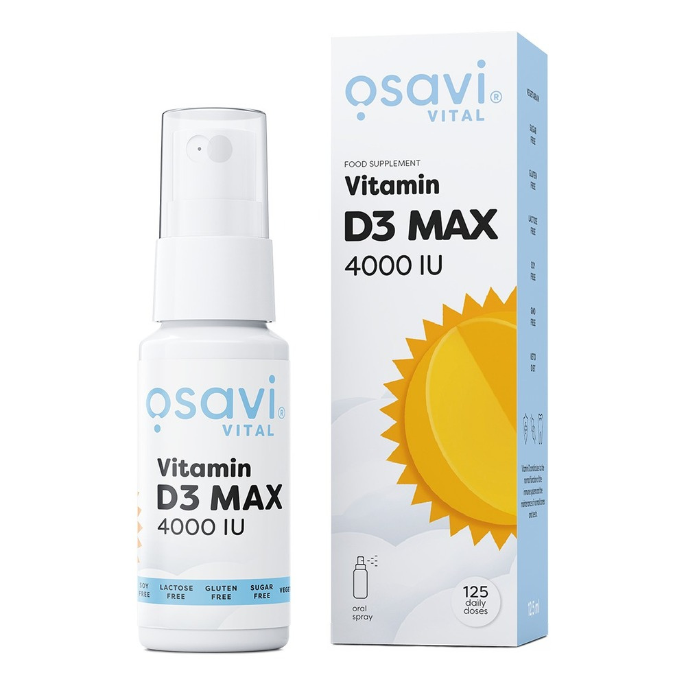 Osavi Vitamin D3 Oral Spray MAX 4000 IU 12.5 ml