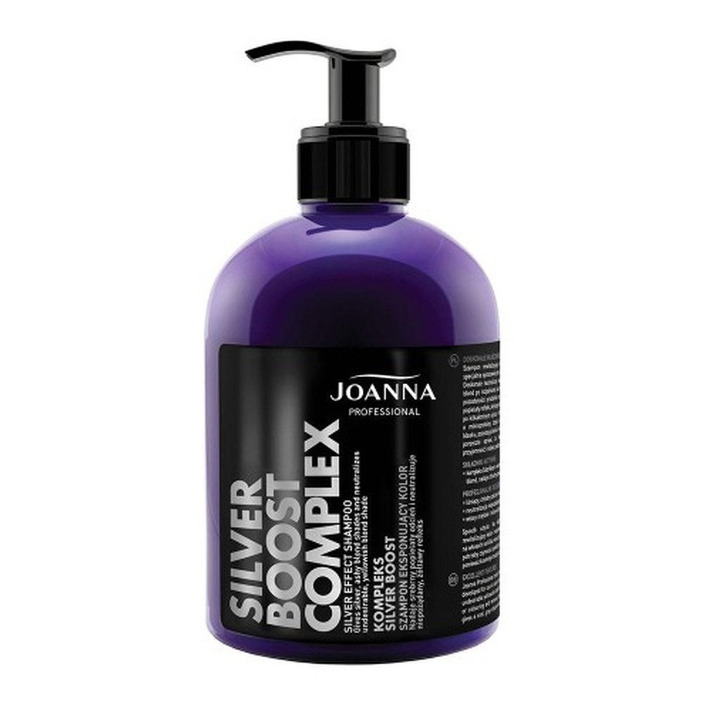 Joanna Professional Silver Boost Shampoo Neutralizing Yellow Tones 500g