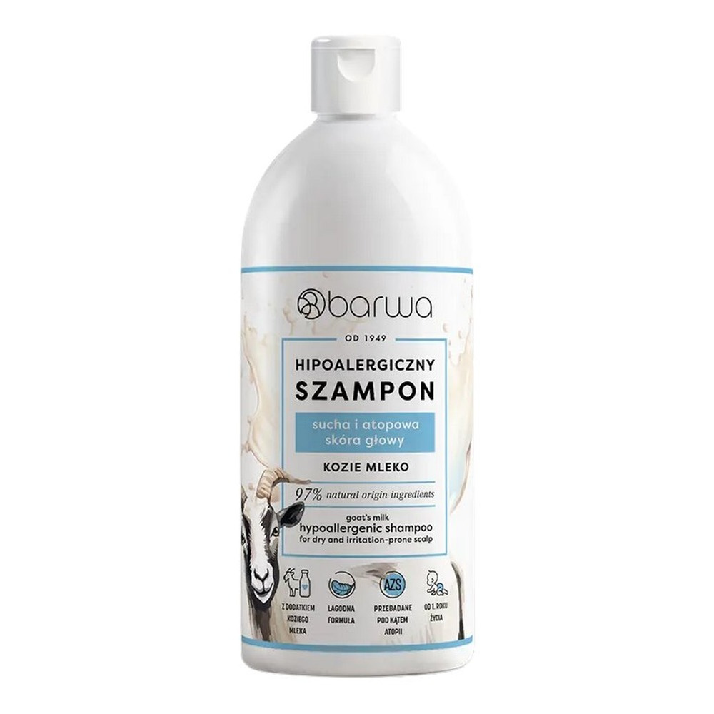 Barwa Hipoalergiczny Shampoo Goat Milk 400ml