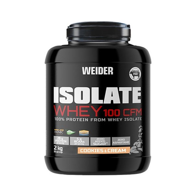 Weider Isolate Whey 100 CFM, Cookies & Cream - 2000g  