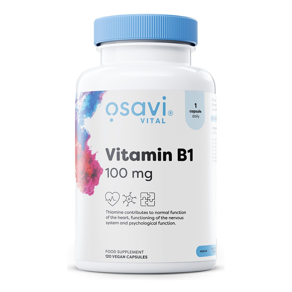 Osavi Vitamin B1 100mg Thiamine for Energy 120 vegan caps