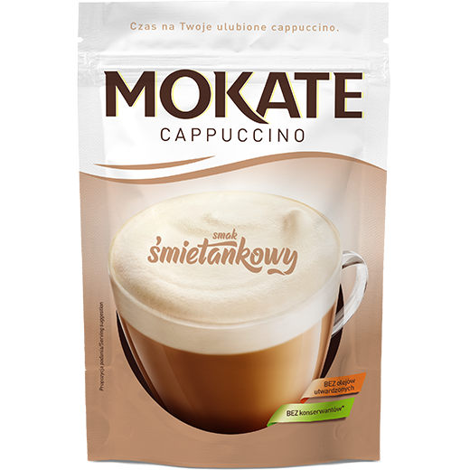 Mokate Cappuccino with Creamy Taste without Oils and Preservatives 110g Best Before 01.10.26