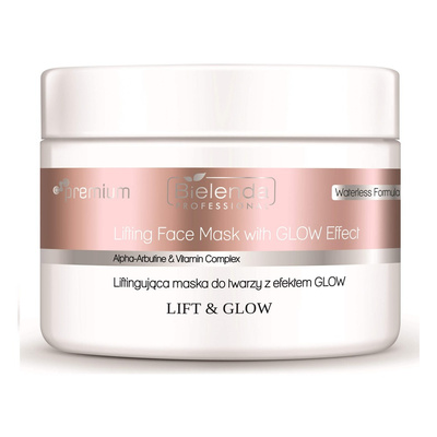 Bielenda Professional Lift & Glow Lifting Face Mask with Glow Effect 115g
