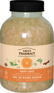 Green Pharmacy Firming Bath Salt Cinnamon and Sweet Orange 1000g