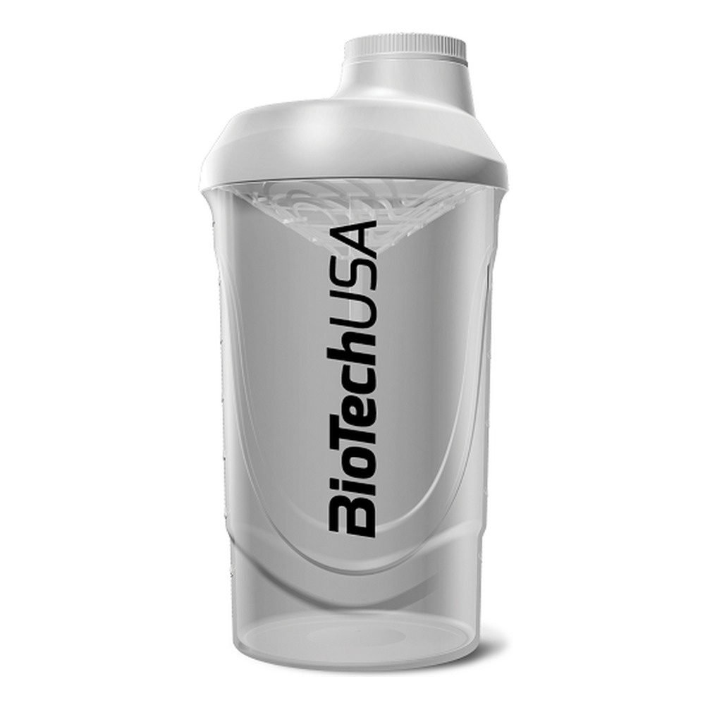 BioTechUSA Shaker, White - 600 ml.