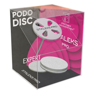 Staleks Pro Expert Pododisc Elongated Pedicure Disc With Disposable 5 x Files 180 Grit Size XS 10mm SET