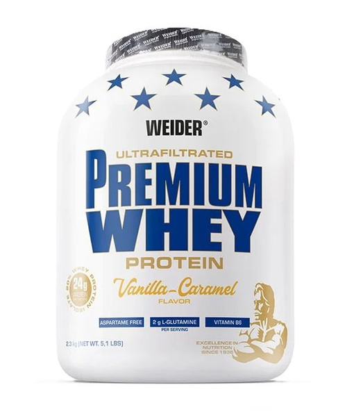 Weider Premium Whey, Vanilla Caramel - 2300g