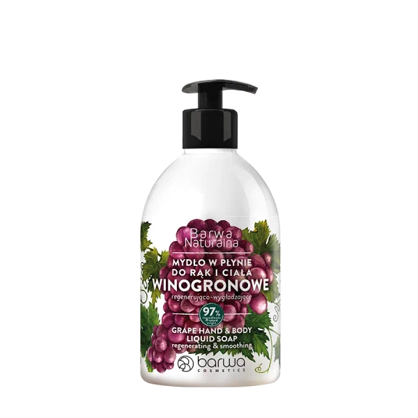 Barwa Natural Regenerating Liquid Soap Grape 500ml