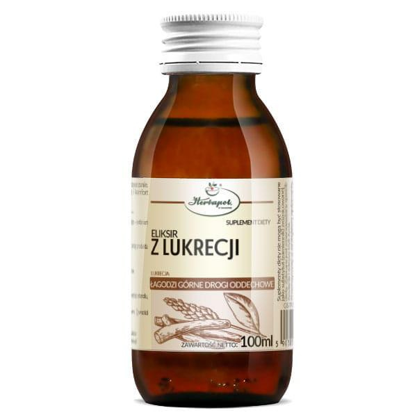 Herbapol Licorice Elixir for Upper Respiratory Tracts and Immune System 100ml Best Before 30.04.26