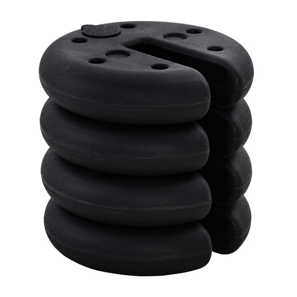 Outsunny Pop up Canopy Weight Set of 4, Heavy Duty Sand Fillable Tent Leg Weights for Marquee Party Tent Canopy, Total 20kg