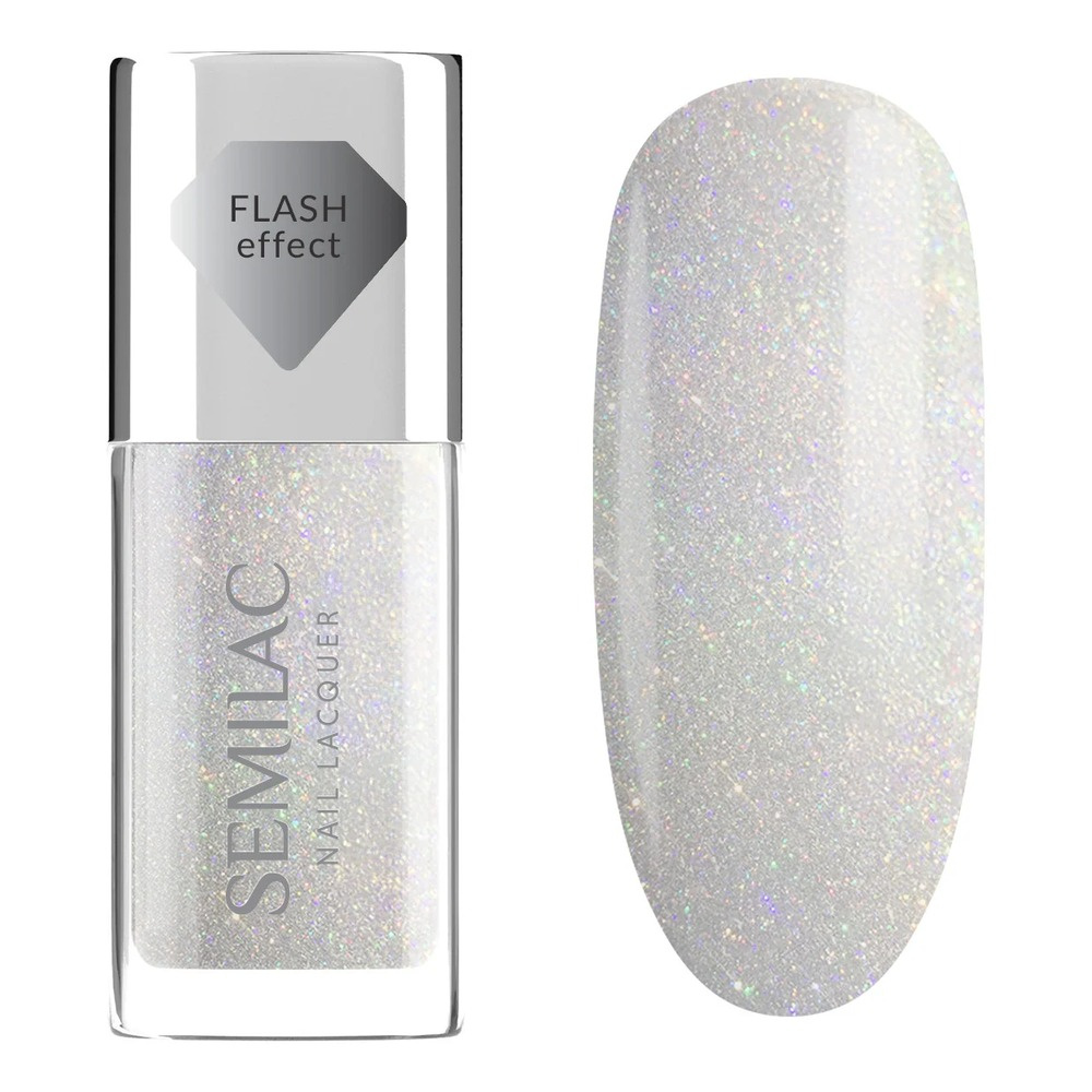 Semilac Classic Hybrid Gel Polish 116 Lacquer Holo Flash 9ml
