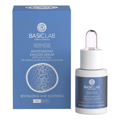 BasicLab Moisturizing Emu-Gel with 4% Ectoine and Amino Acids 15ml