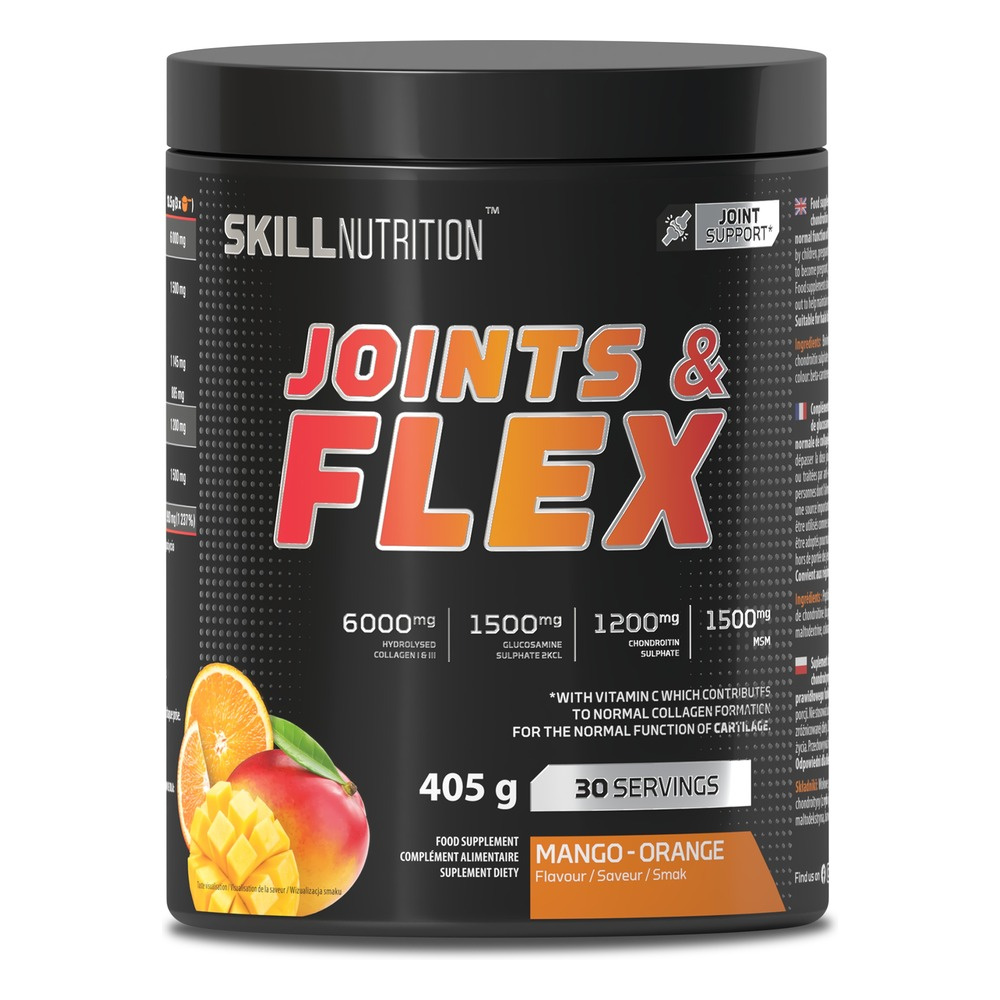 Skill Nutrition Joints & Flex Powder, Mango-Orange - 405g
