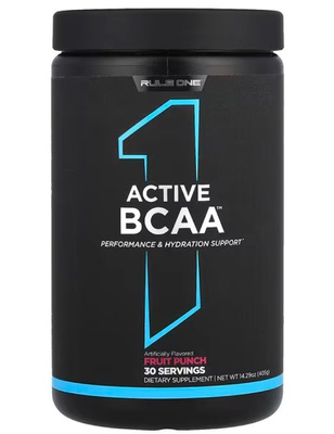 Rule One Active BCAA, Fruit Punch - 405g