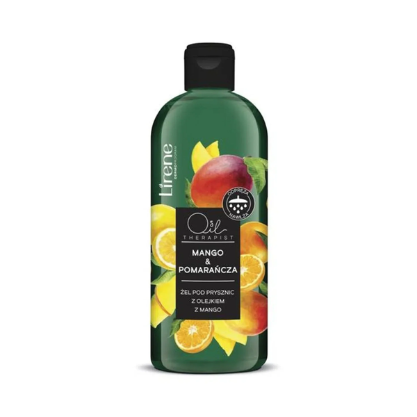 Lirene Oil Therapist Moisturizing Shower Gel Mango and Orange 400ml