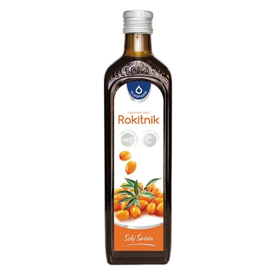 Oleofarm Sea Buckthorn Juice 100% NFC Natural Body Support 490ml