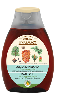 Green Pharmacy Improving Skin Firmness Bath Oil with Cedar Cypress and Algae 250ml