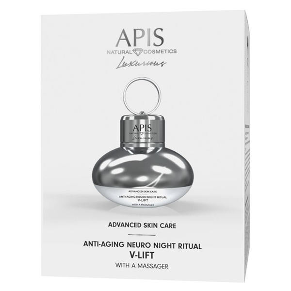 Apis Advanced Skin Care Anti Aging Neuro Night Ritual V-Lift with Massager 50ml