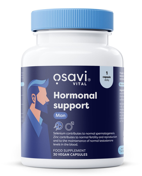 Osavi Hormonal Support Man Supplement for Men 30 Vegan Caps