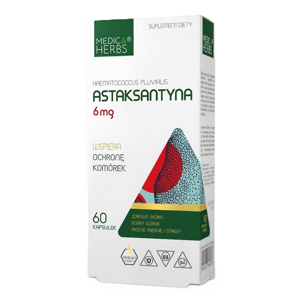 MEDICA HERBS Astaxanthin 6mg, 60 capsules