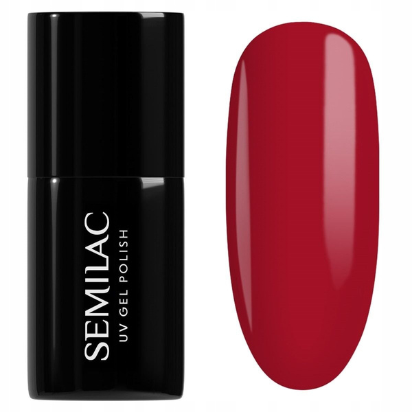 Semilac UV/LED Tastes of Fall Soak Off Hybrid Gel Nail Polish - 401 Raspberry Wine 7ml