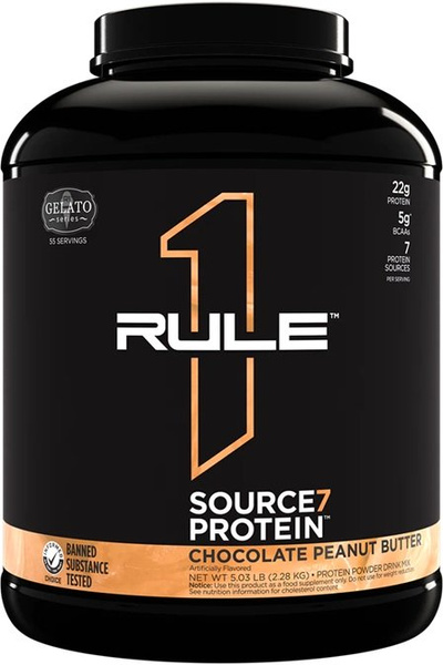 Rule One Source7 Protein, Chocolate Peanut Butter Gelato - 2280g